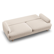 Sofa z funkcją spania Naomi beżowa Micadoni