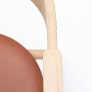 Krzesło Muna naturalna skóra Gazzda