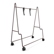 Stojak na kółkach pod telewizor Carry fioletowy Please Wait to be Seated