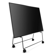 Stojak na kółkach pod telewizor Carry czarny Please Wait to be Seated