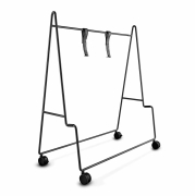 Stojak na kółkach pod telewizor Carry czarny Please Wait to be Seated