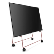 Stojak na kółkach pod telewizor Carry różowy Please Wait to be Seated