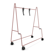 Stojak na kółkach pod telewizor Carry różowy Please Wait to be Seated