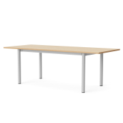 Stół Annex Overhang 220 cm lakierowany dąb, aluminiowa podstawa HAY