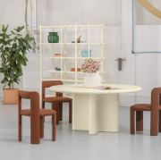 Stół Bonbon okrągły kremowy miniforms