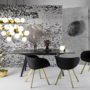 Stół Slab 200 cm czarny Tom Dixon