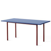 Stół Two-Colour 160 cm niebieski-czerwony Hay