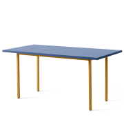 Stół Two-Colour 160 cm niebieski-ochra Hay