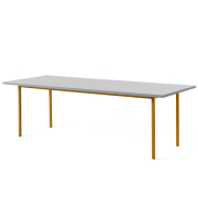 Stół Two-Colour 240 cm jasnoszary-ochra Hay