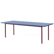 Stół Two-Colour 240 cm niebieski-czerwony Hay