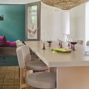 Stół prostokątny 220 cm kremowy HKliving