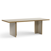 Stół prostokątny 220 cm kremowy HKliving
