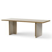 Stół prostokątny 220 cm kremowy HKliving