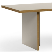 Stół prostokątny 220 cm kremowy HKliving