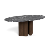 Stół Rocca Marmur Alanya Czarny Flexlux