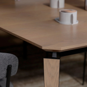 Stół rozkładany Edge 200-300 cm dąb bielony Dan-Form