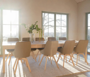 Stół rozkładany Gardner 200-300 cm dąb bielony Rowico