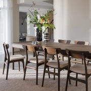 Stół rozkładany Gardner 200-300 cm dąb brązowy Rowico