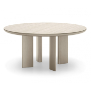 Stół Sandy 140 cm White Travertino - Matt Pearl Beige Calligaris