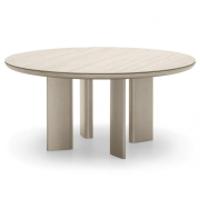 Stół Sandy 160 cm White Travertino - Matt Pearl Beige Calligaris