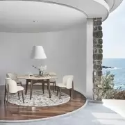 Stół Abrey 140 cm golden onyx Calligaris