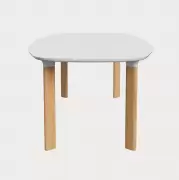 Stół Analog 245 cm biały laminat Fritz Hansen