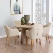 Stół Christo 120 cm dąb bielony Actona