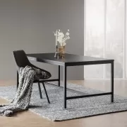 Stół Everett 180x100 cm czarny Rowico