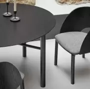 Stół Junco 120 cm czarny Teulat