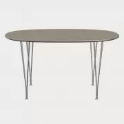 Stół Superellipse 135 cm laminat special brąz Fritz Hansen