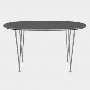 Stół Superellipse 135 cm laminat special szary Fritz Hansen