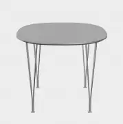 Stół Superellipse 135 cm laminat special szary efeso Fritz Hansen