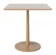 Stół Turned 70x70 cm dąb olejowany Bolia