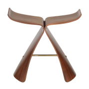 Stołek Butterfly palisander Vitra