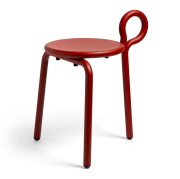 Stołek Lasso czerwony &k Amsterdam