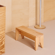 Stołek Manolito 60 cm naturalny sosnowy HAY