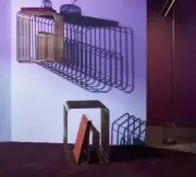 Stołek Curva złoty AYTM