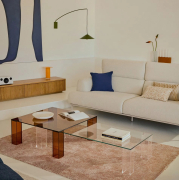 Stolik kawowy Adularia 85 cm brązowy kave home