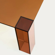 Stolik kawowy Adularia 85 cm brązowy kave home