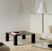 Stolik kawowy Adularia 85 cm ciemnoszary kave home