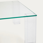 Stolik kawowy Adularia 85 cm przezroczysty kave home