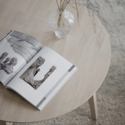 Stolik kawowy Filippa 90 cm dąb bielony Rowico