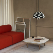 Stolik kawowy Fly SC4 dąb olejowany-biały marmur Andtradition