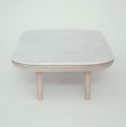 Stolik kawowy Fly SC5 dąb olejowany-biały marmur Andtradition