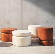 Stolik okazjonalny Bambu terakotowy Calligaris