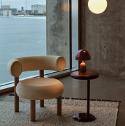 Stolik okazjonalny Spot burgundowy Tom Dixon