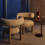 Stolik okazjonalny Spot burgundowy Tom Dixon