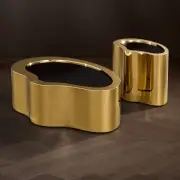 Stolik Gibbons Gold Finish Eichholtz 