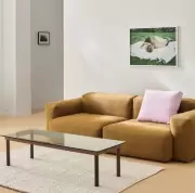 Stolik kawowy Kofi 60 cm czerwony dąb Hay