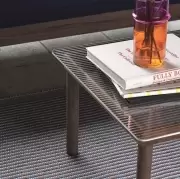 Stolik kawowy Kofi 60 cm czerwony dąb Hay